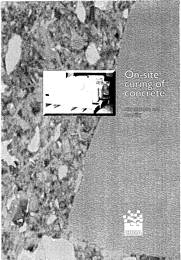 On-site curing of concrete - microstructure and durability