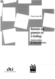 Rainwater and greywater use in buildings: decision-making for water conservation