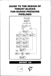 Guide to the design of thrust blocks for buried pressure pipelines