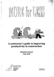 More for less: a contractors guide to improving productivity in construction