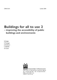 Buildings for all to use 2 - improving the accessibility of public buildings and environments