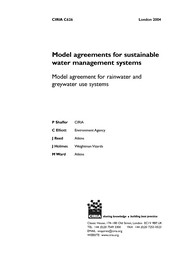 Model agreements for sustainable water management systems. Model agreement for rainwater and greywater use systems