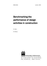 Benchmarking the performance of design activities in construction