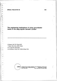 Engineering implications of rising groundwater levels in the deep aquifer beneath London