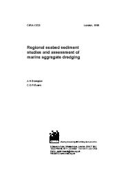 Regional seabed sediment studies and assessment of marine aggregate dredging