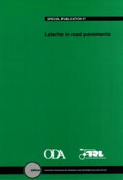 Laterite in road pavements