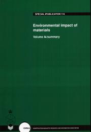 Environmental impact of materials. Volume A - summary