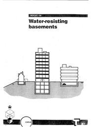 Water-resisting basements