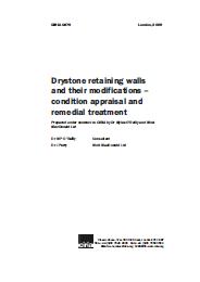 Drystone retaining walls and their modifications - condition appraisal and remedial treatment