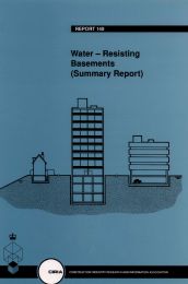 Water-resisting basements (Summary report)