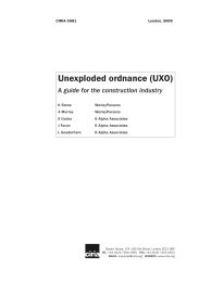 Unexploded ordnance (UXO): a guide for the construction industry