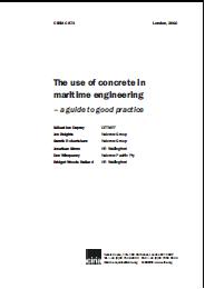 Use of concrete in maritime engineering: a guide to good practice