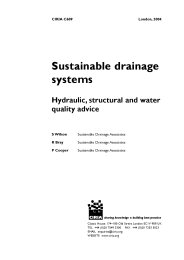 Sustainable drainage systems. Hydraulic, structural and water quality advice (Superseded by C697 but remains current)