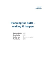Planning for SuDs - making it happen