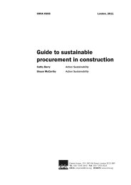 Guide to sustainable procurement in construction