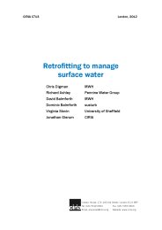 Retrofitting to manage surface water