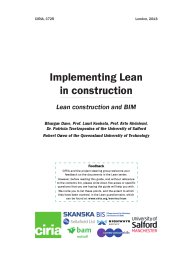 Implementing lean in construction: lean construction and BIM