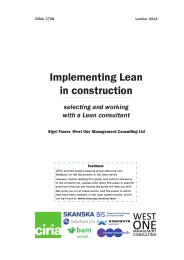 Implementing lean in construction: selecting and working with a lean consultant