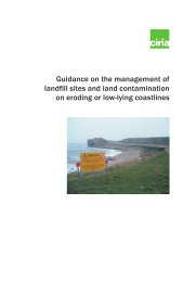 Guidance on the management of landfill sites and land contamination on eroding or low-lying coastlines