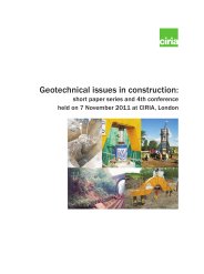 Geotechnical issues in construction: short paper series and 4th conference held on 7 November 2011 at CIRIA, London