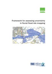 Framework for assessing uncertainty in fluvial flood risk mapping