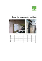 Design for movement in buildings