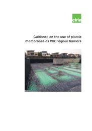 Guidance on the use of plastic membranes as VOC vapour barriers