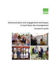 Communication and engagement techniques in local flood risk management: companion guide