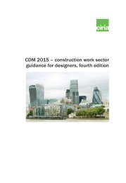 CDM2015 - construction work sector guidance for designers. 4th edition