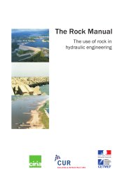 Rock manual. The use of rock in hydraulic engineering. 2nd edition (2016 reprint)