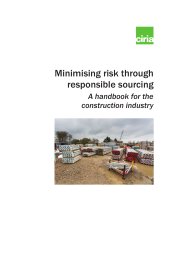 Minimising risk through responsible sourcing: a handbook for the construction industry
