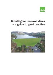 Grouting for reservoir dams - a guide to good practice