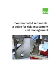 Contaminated sediments: a guide for risk assessment and management