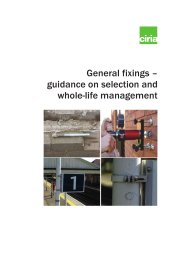 General fixings. Guidance on selection and whole-life management