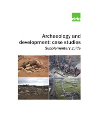 Archaeology and development: case studies. Supplementary guide