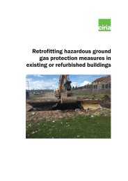 Retrofitting hazardous ground gas protection measures in existing or refurbished buildings