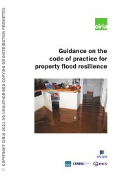 Guidance on the code of practice for property flood resilience