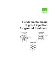 Fundamental basis for grout injection for ground treatment