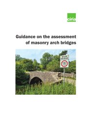 Guidance on the assessment of masonry arch bridges