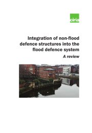 Integration of non-flood defence structures into the flood defence system - a review