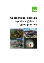 Geotechnical baseline reports: a guide to good practice