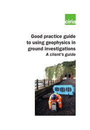 Good practice guide to using geophysics in ground investigations. A client's guide