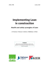 Implementing lean in construction: health and safety synergies of lean