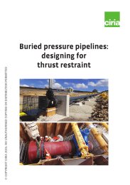 Buried pressure pipelines: designing for thrust restraint
