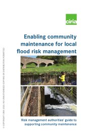 Enabling community maintenance for local flood risk management. Risk management authorities' guide to supporting community maintenance