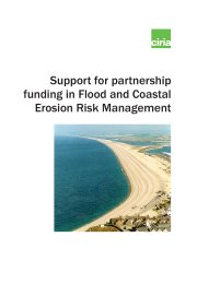 Support for partnership funding in flood and coastal erosion risk management