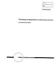 Design of deep beams in reinforced concrete