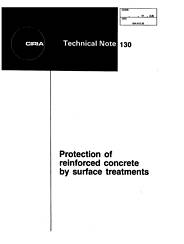 Protection of reinforced concrete by surface treatments