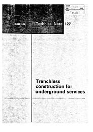 Trenchless construction for underground services