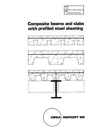 Composite beams and slabs with profiled steel sheeting